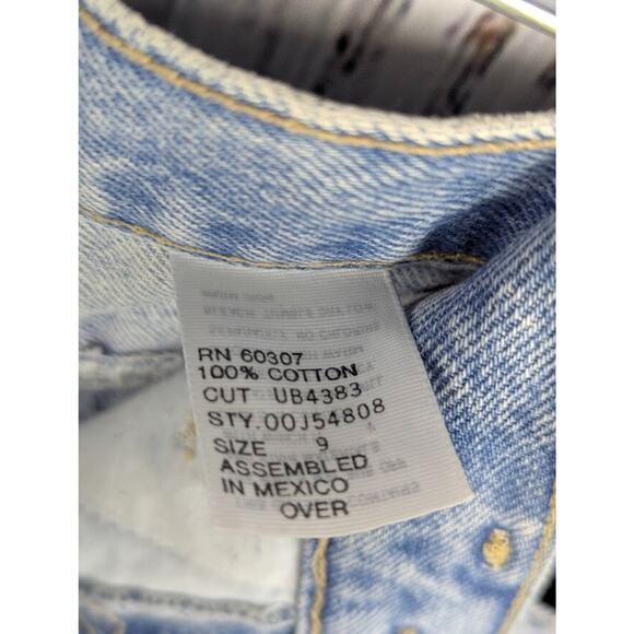 Union Bay Jeans Juniors Size 9 Light Wash Vintage Straight Leg Denim Cotton - Picture 5 of 5